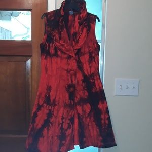 Black and red dress